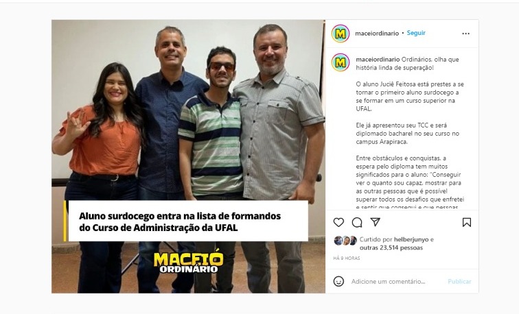 Intagram do Maceió Ordinário