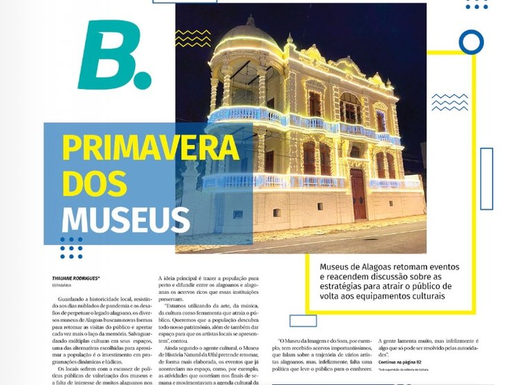 Gazeta de Alagoas – Primavera dos Museus (Caderno B)